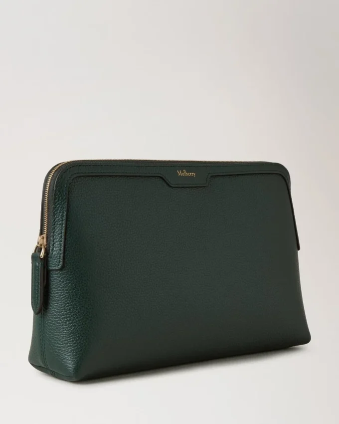 Medium Cosmetic Pouch Mulberry Green Small Classic Grain Medium Cosmetic Pouch Mulberry Green Small Classic Grain