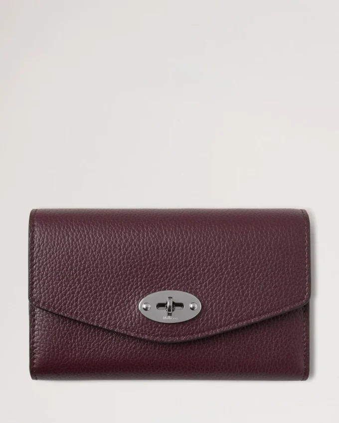 Medium Darley Wallet Black Cherry Small Classic Grain