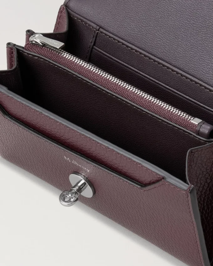 Medium Darley Wallet Black Cherry Small Classic Grain