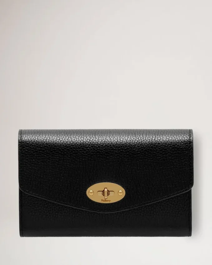 Medium Darley Wallet Black Small Classic Grain Women Medium Darley Wallet Black Small Classic Grain Women