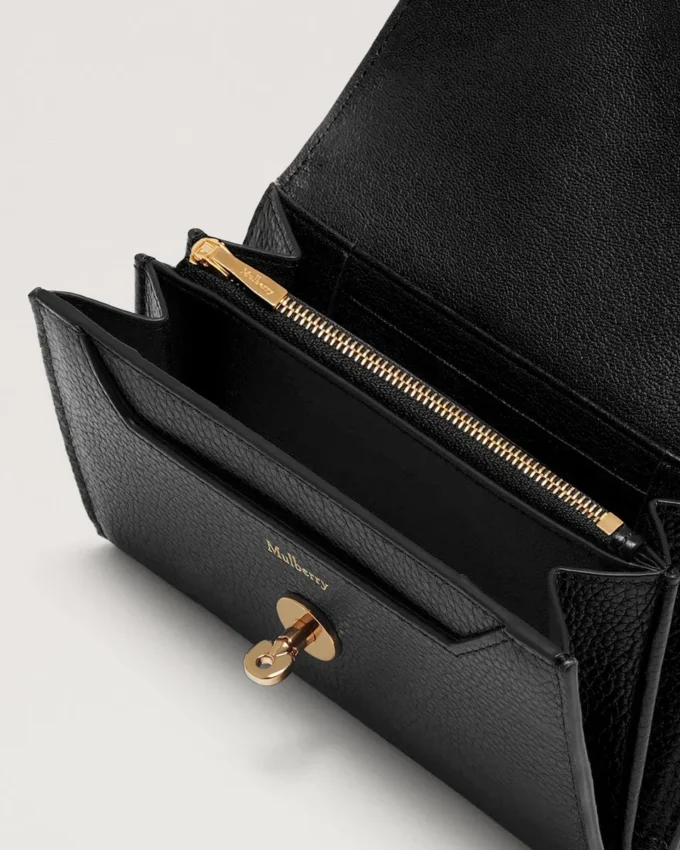 Medium Darley Wallet Black Small Classic Grain Women Medium Darley Wallet Black Small Classic Grain Women