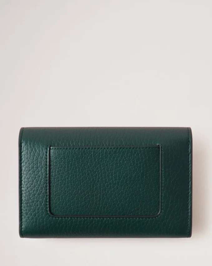 Medium Darley Wallet Mulberry Green Heavy Grain Medium Darley Wallet Mulberry Green Heavy Grain