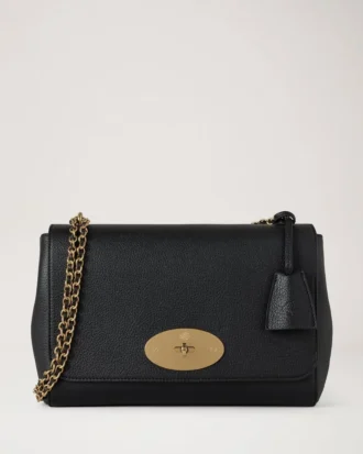 Medium Lily Black Glossy Goat Women