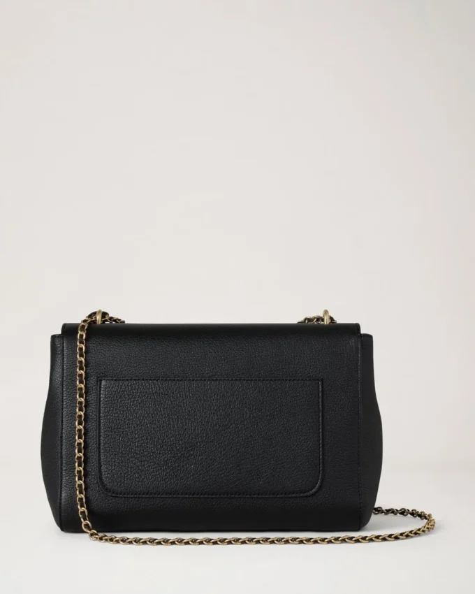 Medium Lily Black Glossy Goat Women Medium Lily Black Glossy Goat Women
