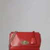 Medium Lily Pre-Loved Poppy Red Coloured Veg Tanned Medium Lily Pre-Loved Poppy Red Coloured Veg Tanned