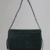 Medium Lily Top Handle Pre-Loved Mulberry Green & Black Leopard Suede Medium Lily Top Handle Pre-Loved Mulberry Green & Black Leopard Suede