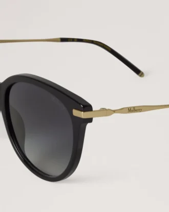 Megan Sunglasses Black Bio Acetate Women