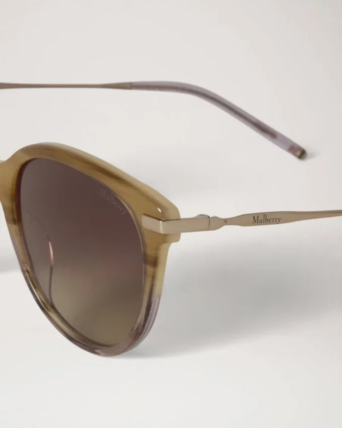 Megan Sunglasses Blonde Horn Bio Acetate Women Megan Sunglasses Blonde Horn Bio Acetate Women