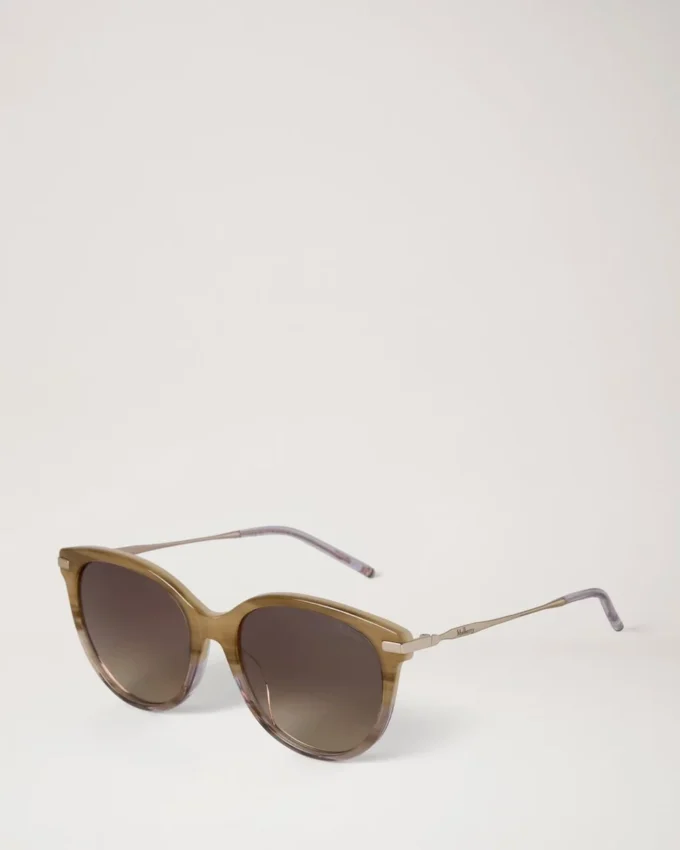 Megan Sunglasses Blonde Horn Bio Acetate Women Megan Sunglasses Blonde Horn Bio Acetate Women