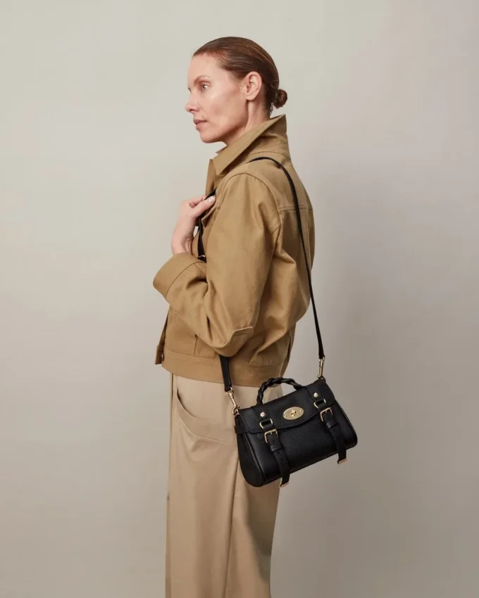Mini Alexa Black Heavy Grain Mini & Micro Bags Mini Alexa Black Heavy Grain Mini & Micro Bags