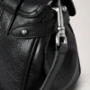 Mini Alexa Black High Shine Leather Top Handle Bags Mini Alexa Black High Shine Leather Top Handle Bags
