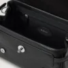 Mini Alexa Black High Shine Leather Top Handle Bags Mini Alexa Black High Shine Leather Top Handle Bags