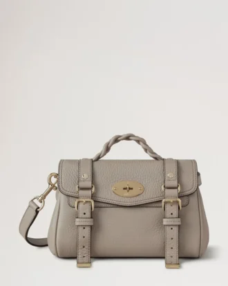 Mini Alexa Cashmere Taupe Heavy Grain Women