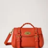 Mini Alexa Coral Orange Heavy Grain Women Mini Alexa Coral Orange Heavy Grain Women