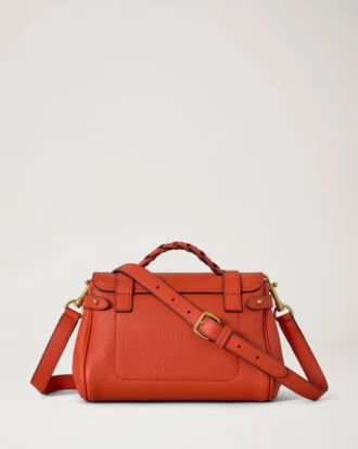 Mini Alexa Coral Orange Heavy Grain Women