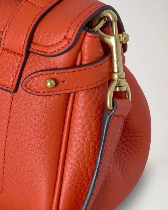 Mini Alexa Coral Orange Heavy Grain Women Mini Alexa Coral Orange Heavy Grain Women