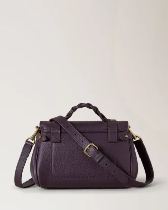 Mini Alexa Deep Aubergine Heavy Grain Women