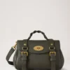 Mini Alexa Juniper Green Heavy Grain Top Handle Bags Mini Alexa Juniper Green Heavy Grain Top Handle Bags