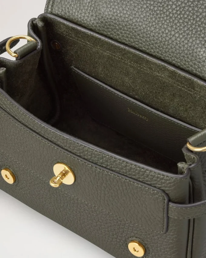 Mini Alexa Juniper Green Heavy Grain Top Handle Bags Mini Alexa Juniper Green Heavy Grain Top Handle Bags