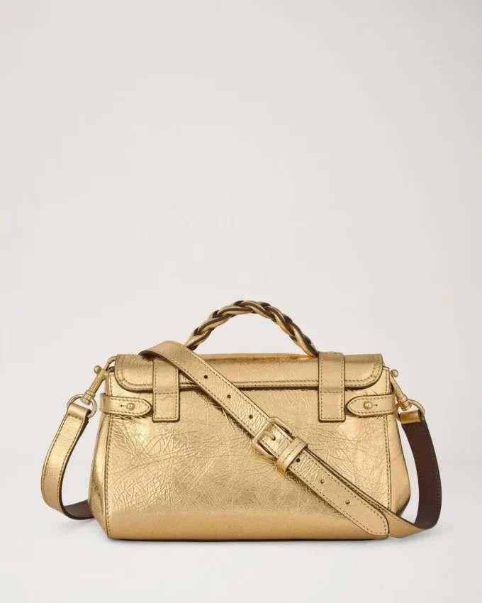 Mini Alexa Somerset Gold Grainy Metallic Women Mini Alexa Somerset Gold Grainy Metallic Women