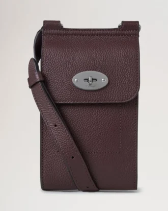 Mini Antony Black Cherry Small Classic Grain Women