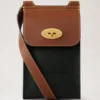 Mini Antony Black & Cognac Bioveg Scotchgrain & Flat Calf Mini Antony Black & Cognac Bioveg Scotchgrain & Flat Calf