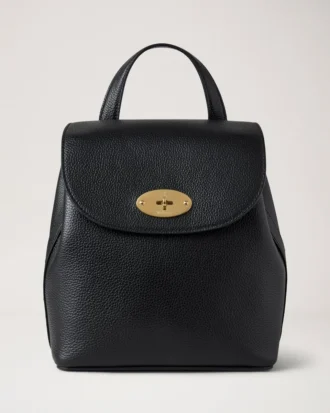 Mini Bayswater Backpack Black Small Classic Grain