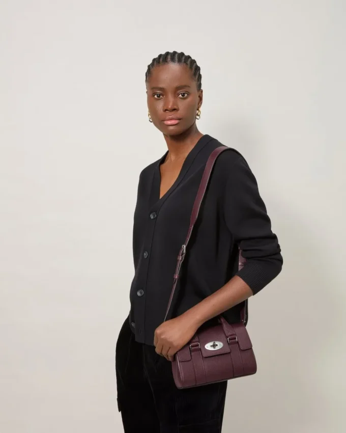 Mini Bayswater Black Cherry Small Classic Grain Mini Bayswater Black Cherry Small Classic Grain