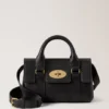 Mini Bayswater Black Small Classic Grain Top Handle Bags Mini Bayswater Black Small Classic Grain Top Handle Bags