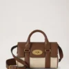 Mini Bayswater Ecru & Bright Oak Raffia & Leather Trim Mini Bayswater Ecru & Bright Oak Raffia & Leather Trim