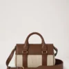 Mini Bayswater Ecru & Bright Oak Raffia & Leather Trim Mini Bayswater Ecru & Bright Oak Raffia & Leather Trim