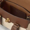 Mini Bayswater Ecru & Bright Oak Raffia & Leather Trim Mini Bayswater Ecru & Bright Oak Raffia & Leather Trim