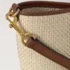 Mini Bayswater Tote Ecru & Bright Oak Raffia & Leather Trim Mini Bayswater Tote Ecru & Bright Oak Raffia & Leather Trim