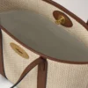 Mini Bayswater Tote Ecru & Bright Oak Raffia & Leather Trim Mini Bayswater Tote Ecru & Bright Oak Raffia & Leather Trim