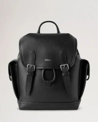 Mini Heritage Backpack Black Small Classic Grain