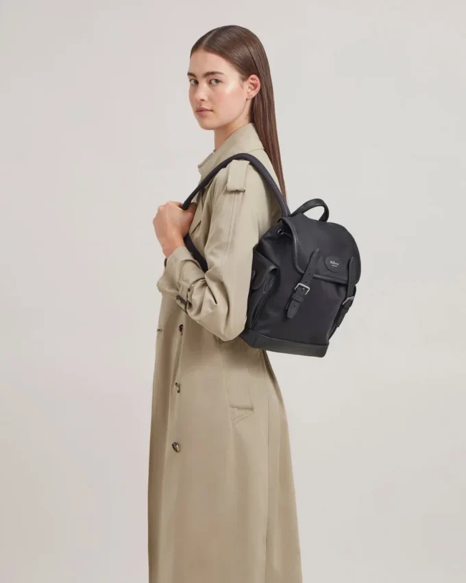 Mini Heritage Nylon Backpack Black Nylon Women Mini Heritage Nylon Backpack Black Nylon Women