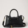 Mini Roxanne Black High Shine Leather Roxanne Mini Roxanne Black High Shine Leather Roxanne