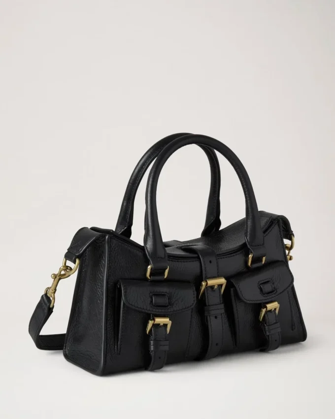 Mini Roxanne Black High Shine Leather Roxanne Mini Roxanne Black High Shine Leather Roxanne