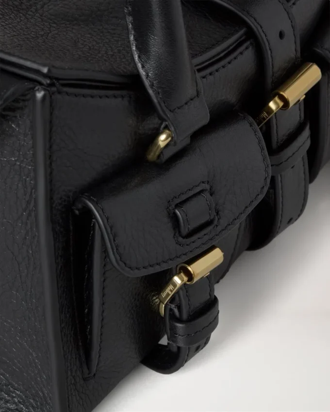 Mini Roxanne Black High Shine Leather Roxanne Mini Roxanne Black High Shine Leather Roxanne