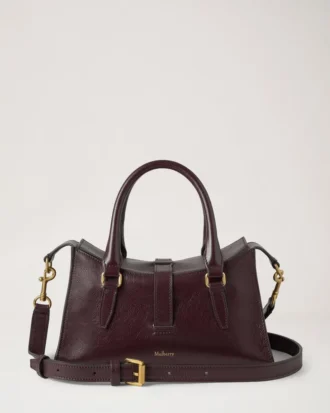 Mini Roxanne Oxblood High Shine Leather Gifts for Her