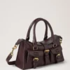 Mini Roxanne Oxblood High Shine Leather Gifts for Her Mini Roxanne Oxblood High Shine Leather Gifts for Her