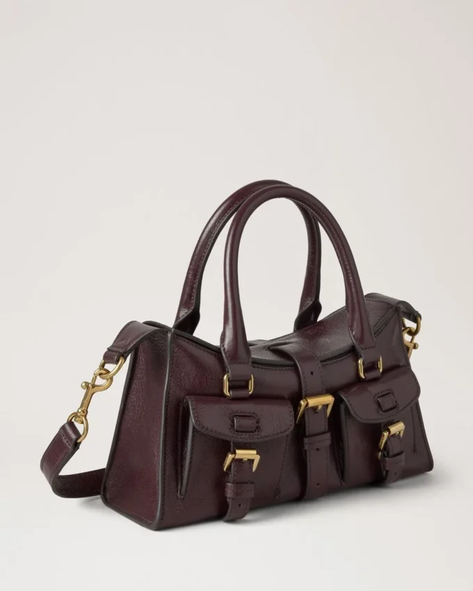 Mini Roxanne Oxblood High Shine Leather Gifts for Her Mini Roxanne Oxblood High Shine Leather Gifts for Her