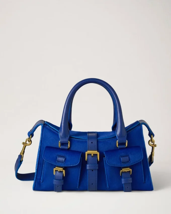 Mini Roxanne Pigment Blue Hair Calf Mini & Micro Bags Mini Roxanne Pigment Blue Hair Calf Mini & Micro Bags