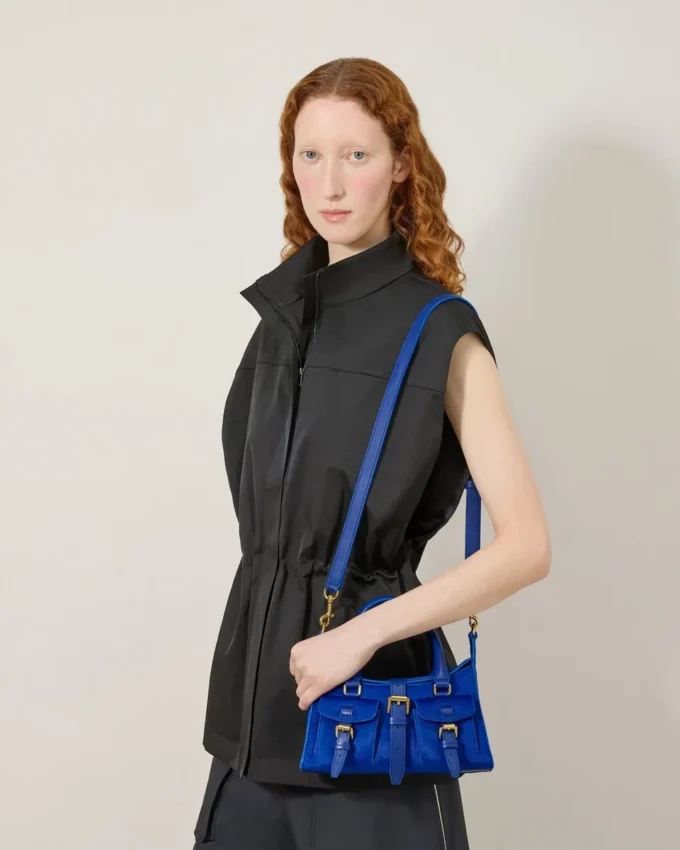 Mini Roxanne Pigment Blue Hair Calf Mini & Micro Bags Mini Roxanne Pigment Blue Hair Calf Mini & Micro Bags