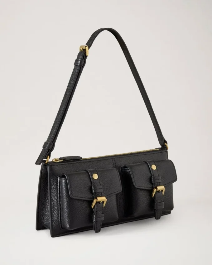 Mini Roxanne Shoulder Bag Black Small Classic Grain Mini Roxanne Shoulder Bag Black Small Classic Grain