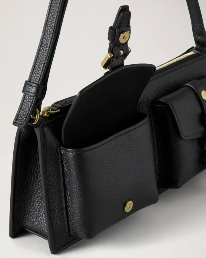 Mini Roxanne Shoulder Bag Black Small Classic Grain Mini Roxanne Shoulder Bag Black Small Classic Grain