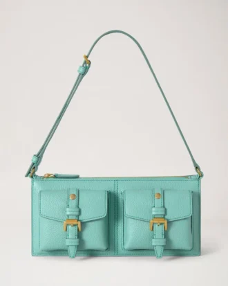 Mini Roxanne Shoulder Bag Marina Blue Small Classic Grain