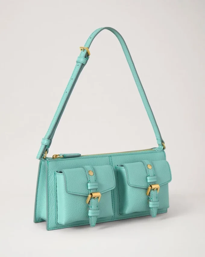 Mini Roxanne Shoulder Bag Marina Blue Small Classic Grain Mini Roxanne Shoulder Bag Marina Blue Small Classic Grain