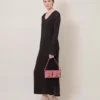 Mini Roxanne Shoulder Bag Pink Scrumpy Suede Roxanne