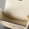 Mini Sadie Satchel Pre-Loved Eggshell High Shine Leather